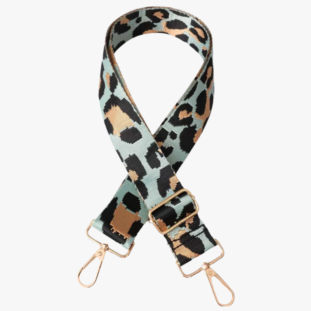 Leopard Print Bag Strap