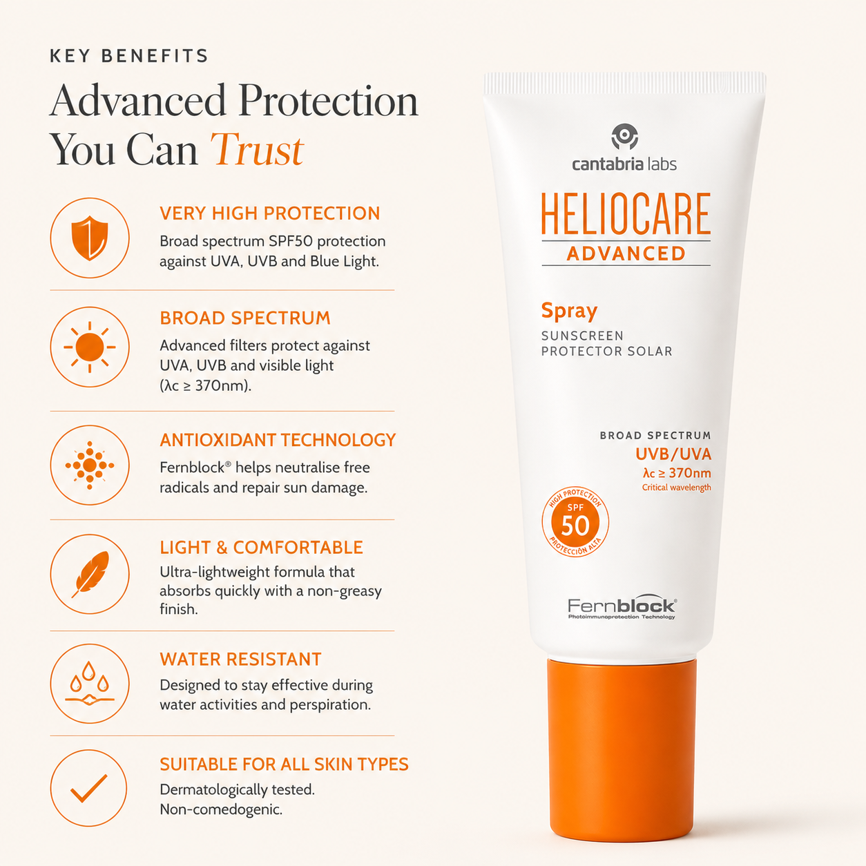 Heliocare - Advanced Spray SPF50