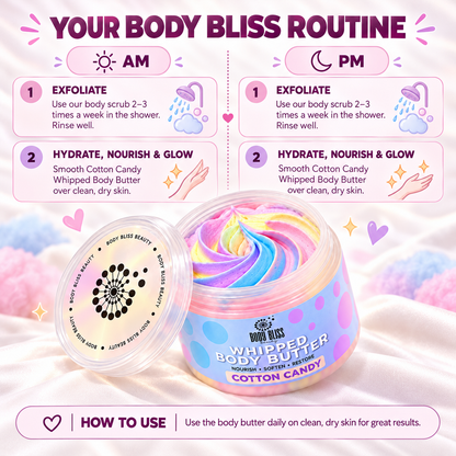 Body Bliss | Cotton Candy Whipped Body Butter