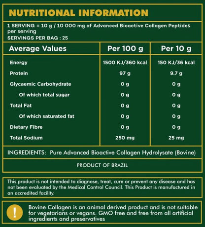 Revive - Glotrition Natural Bovine Collagen 250g