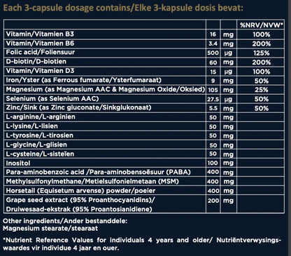 Revive - Advanced Nutraceutical Hair Growth Formula 90 capsules