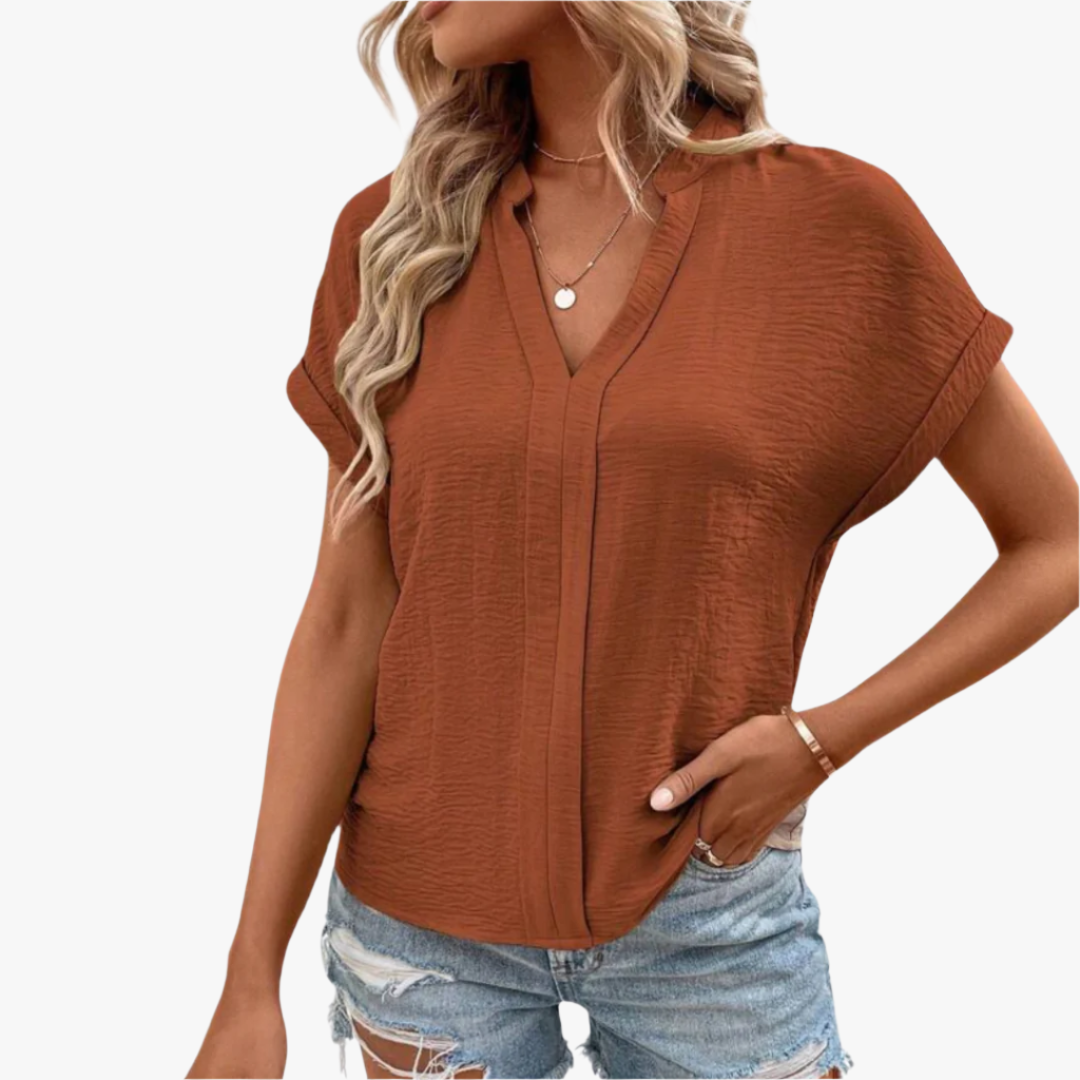 BCC - Rust Batwing Blouse