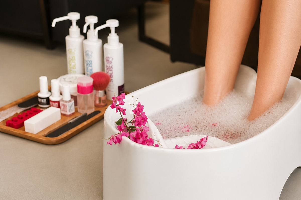 Bliss Pedicure foot soak treatment at Body Bliss Beauty