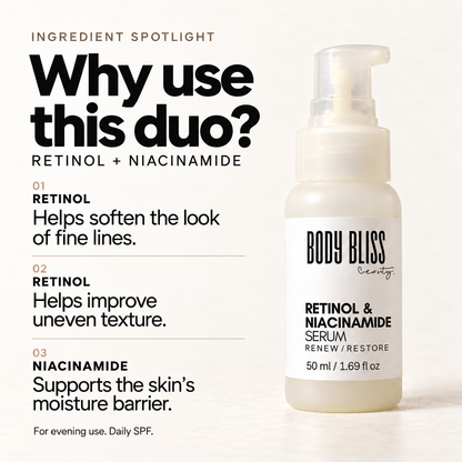 Body Bliss Retinol & Niacinamide Serum 50 ml