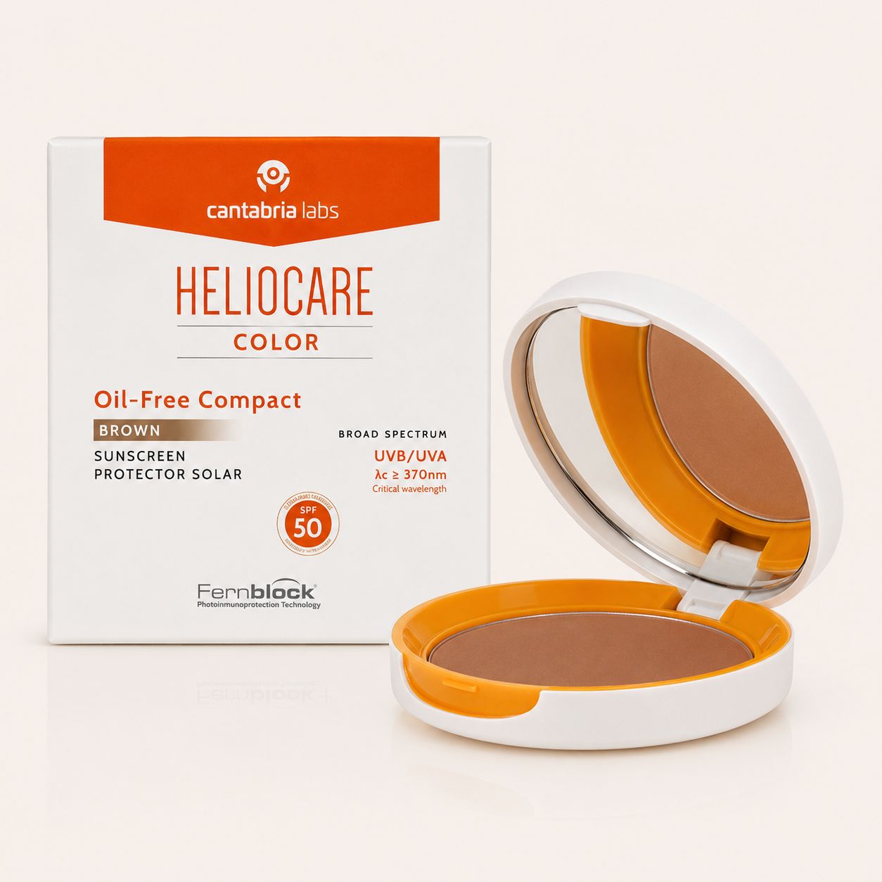 Heliocare - Oil-free Compact Brown SPF 50