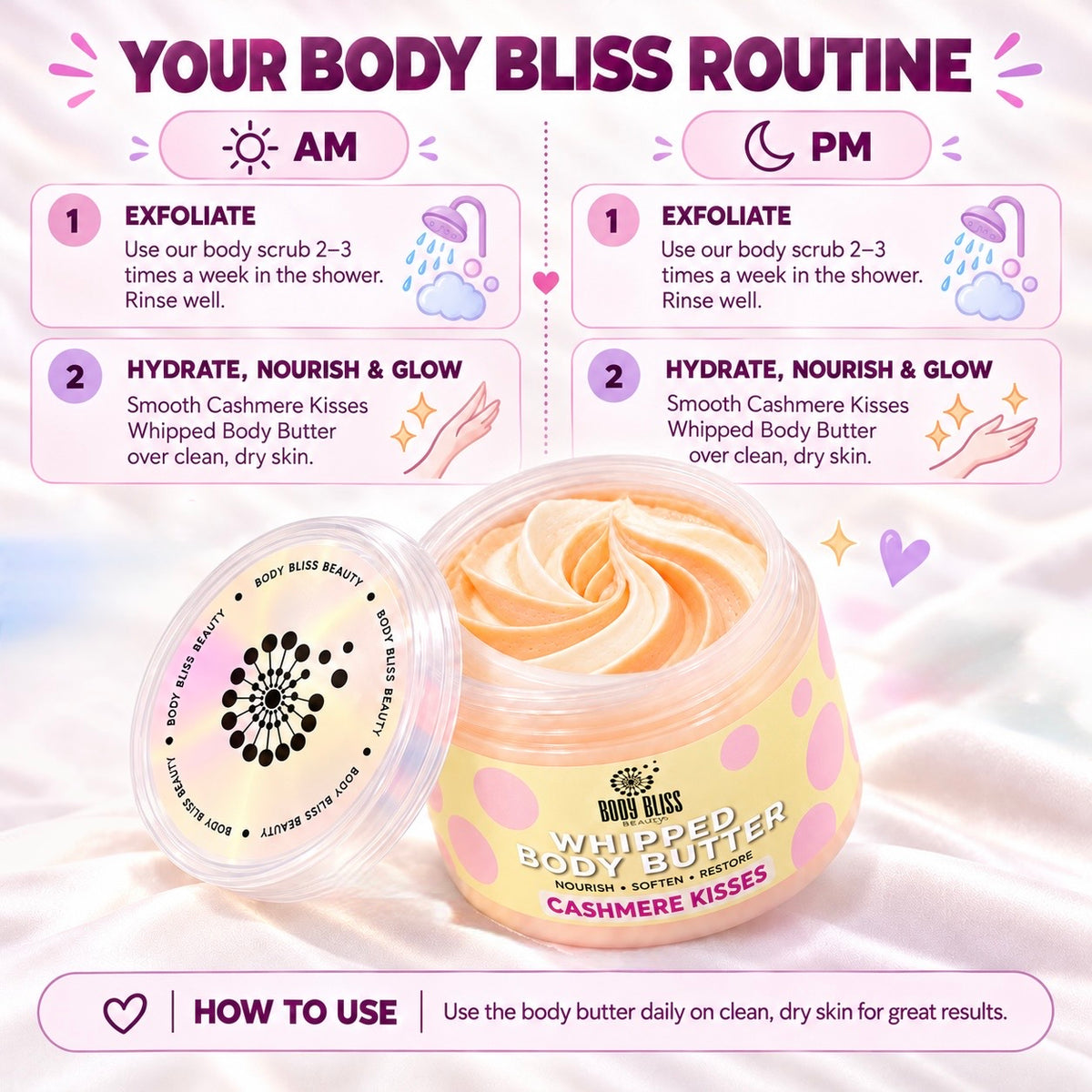 Body Bliss | Cashmere Kisses Whipped Body Butter