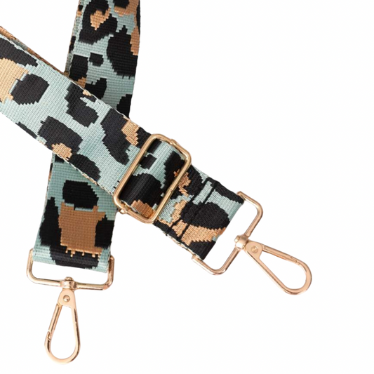 Leopard Print Bag Strap