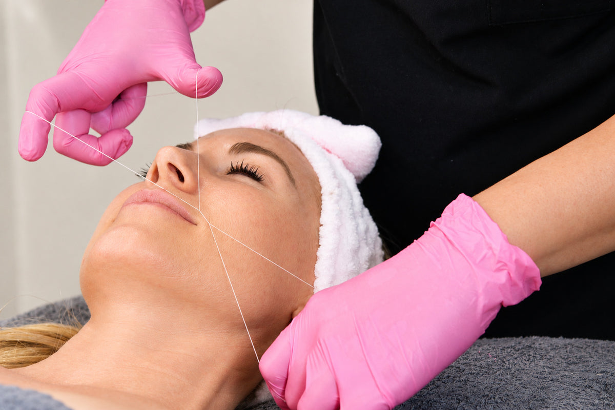 Lip threading treatment at Body Bliss Beauty