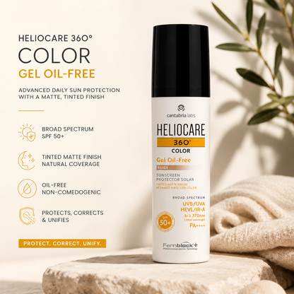 Heliocare - 360 Color Gel Oil Free  SPF50+ Beige 50ml