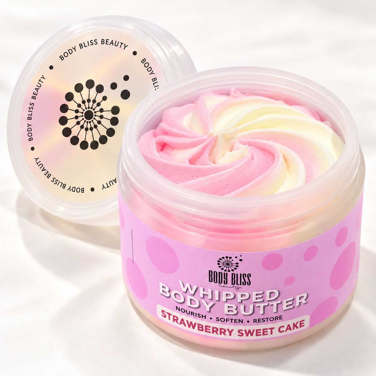 Body Bliss | Strawberry Sweet Cake Whipped Body Butter