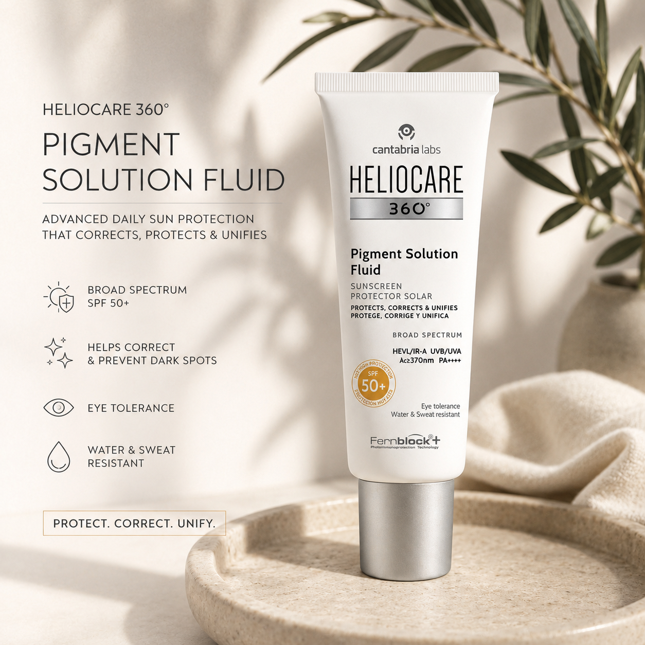 Heliocare - 360° Pigment Solution Fluid SPF 50+